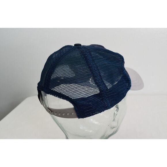 Patagonia Ventura Ca Embroidered Hat Cap Mesh Snapback Dark Blue - Picture 3 of 4